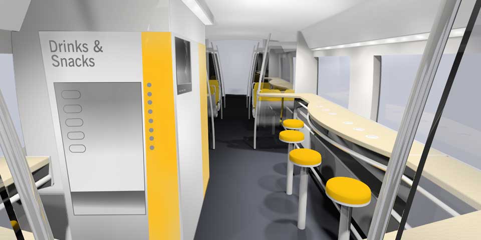 Stehbistro 3D Entwurf